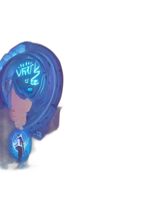 bottle, jewelry, crown, mask, concept art, watercolor, vaporwave, fantasy art transparent PNG cut-out