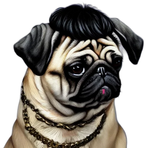 animal, jewelry, face, creature transparent PNG cut-out