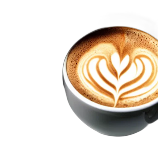 photorealistic, 3d render, cup, coffee transparent PNG cut-out