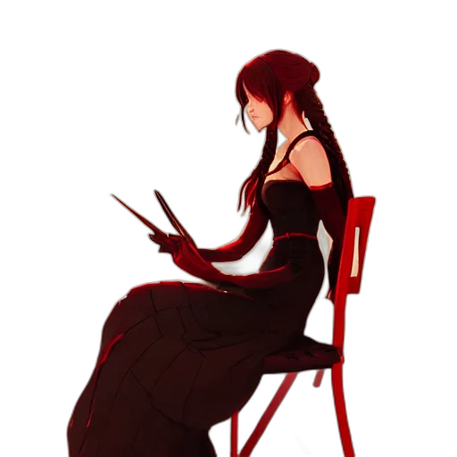 dress, staff, furniture, pixel art, concept art, fantasy art, anime, fire transparent PNG cut-out