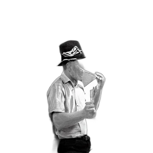 staff, hat, food, jacket transparent PNG cut-out