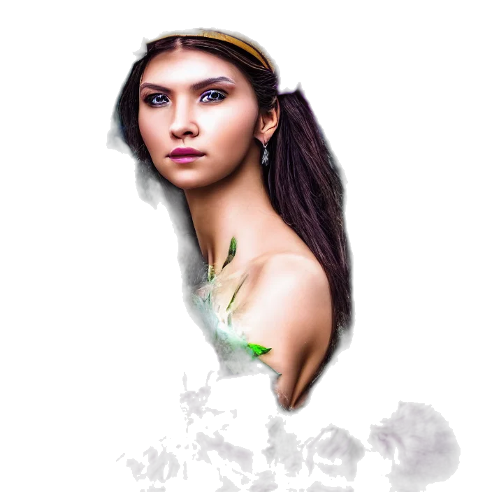 crown, jewelry, photorealistic, fantasy art, oil painting, pixel art, forest, green transparent PNG cut-out