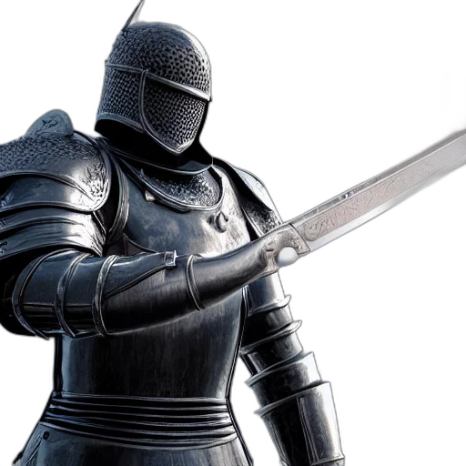 sword, weapon, staff, 3d render transparent PNG cut-out