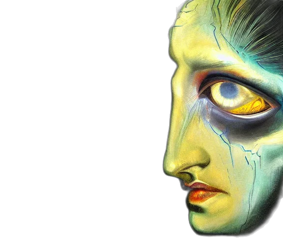 mask, face, creature, robot transparent PNG cut-out