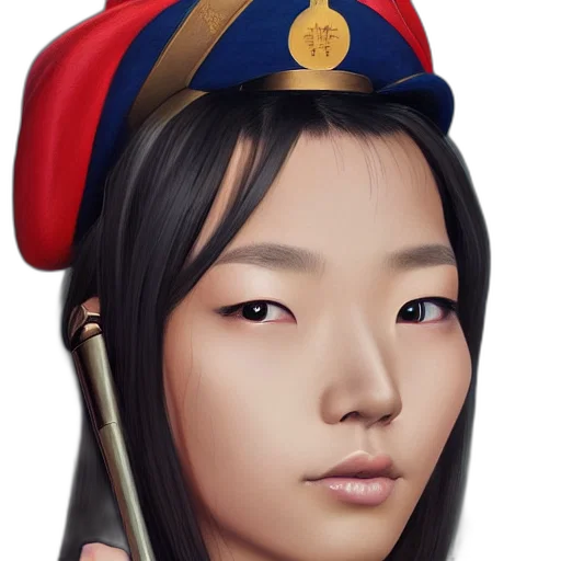 staff, face, hat, crown, photorealistic, fantasy art, concept art, oil painting transparent PNG cut-out