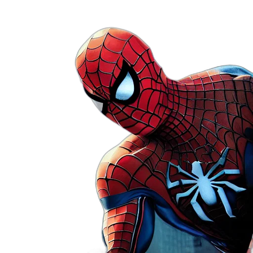 mask, comic book art, concept art, 3d render transparent PNG cut-out