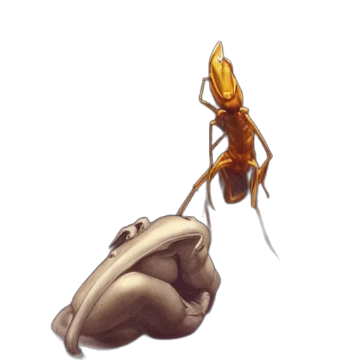 animal, creature, robot, staff transparent PNG cut-out