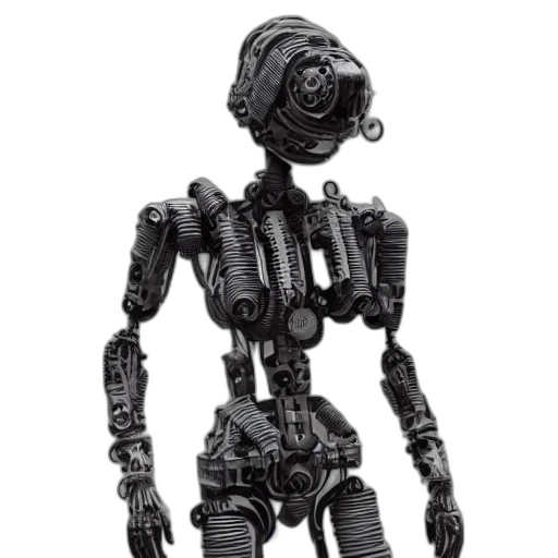 robot, staff, creature, animal transparent PNG cut-out