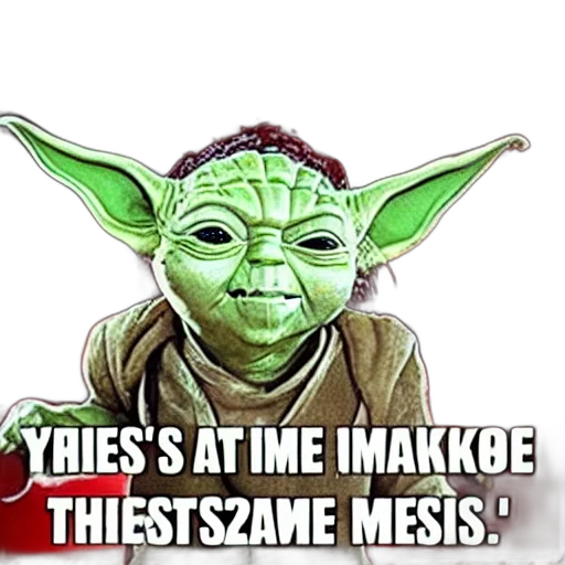 yoda, make, best, pizza transparent PNG cut-out