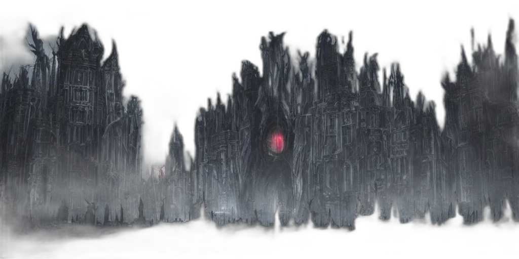 robot, concept art, fantasy art, watercolor, comic book art, fog, city street, snow transparent PNG cut-out