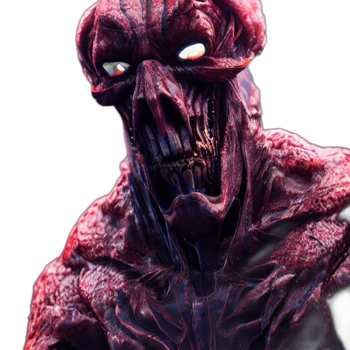 creature, mask, face, 3d render, concept art, comic book art, photorealistic, willem transparent PNG cut-out