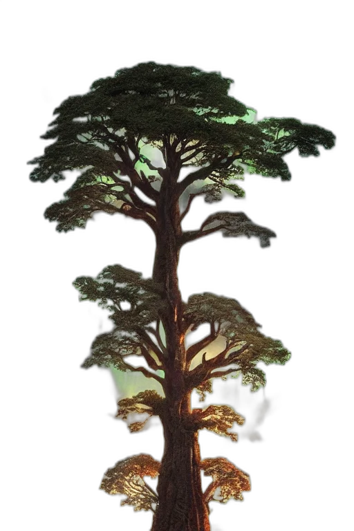 tree, crown, staff, hair transparent PNG cut-out