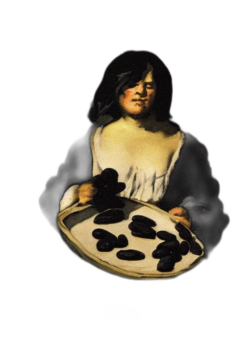 food, concept art, photorealistic, oil painting transparent PNG cut-out