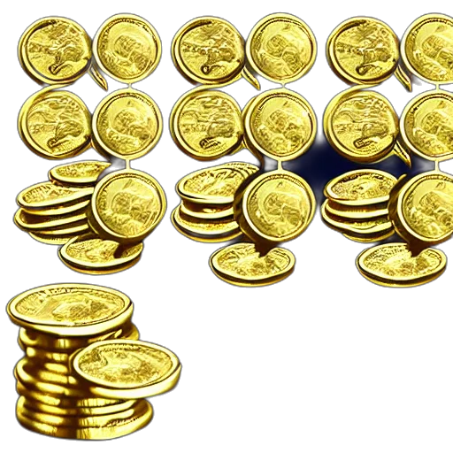 jewelry, golden, spritesheet, gold transparent PNG cut-out