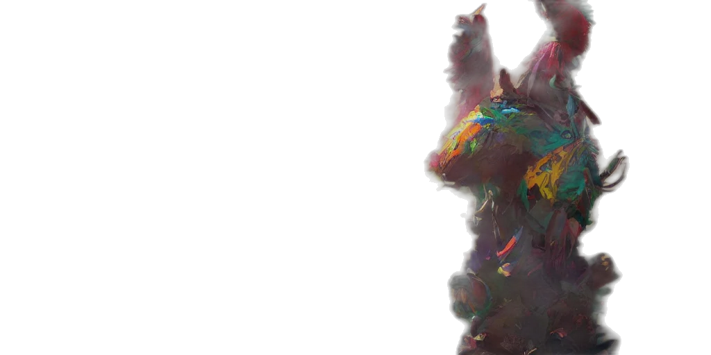 dragon, creature, animal, hair transparent PNG cut-out