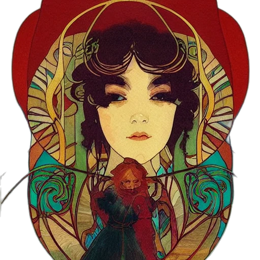 dress, mask, crown, face, fantasy art, concept art, comic book art, pixel art transparent PNG cut-out