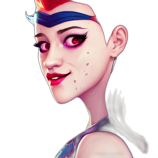 face, crown, mask, concept art transparent PNG cut-out