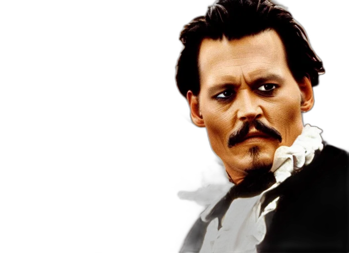 face, photorealistic, comic book art, concept art, cartoon, film, still, johnny transparent PNG cut-out