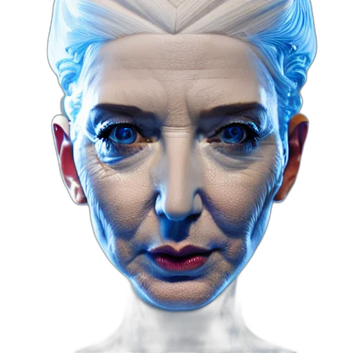 face, mask, crown, robot transparent PNG cut-out