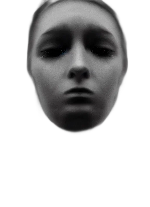 face, mask, robot, crown, photorealistic, 3d render, concept art, vaporwave transparent PNG cut-out