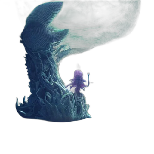 hat, creature, dragon, staff transparent PNG cut-out