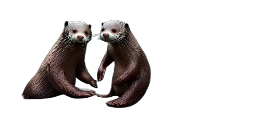 hair, animal, creature, 3d render transparent PNG cut-out