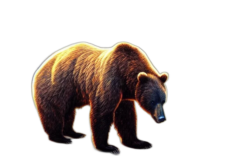 animal, staff, creature, concept art, pixel art, photorealistic, watercolor, bear transparent PNG cut-out
