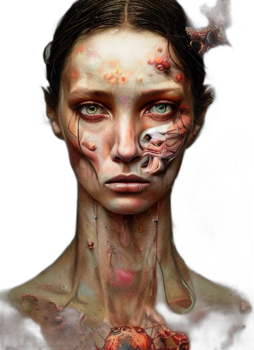 face, mask, creature, robot transparent PNG cut-out