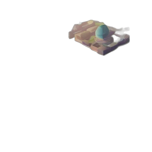 jewelry, food, robot, furniture, 3d render, vaporwave, pixel art, concept art transparent PNG cut-out