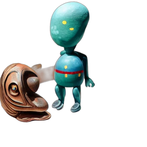 robot, creature, staff, mask transparent PNG cut-out