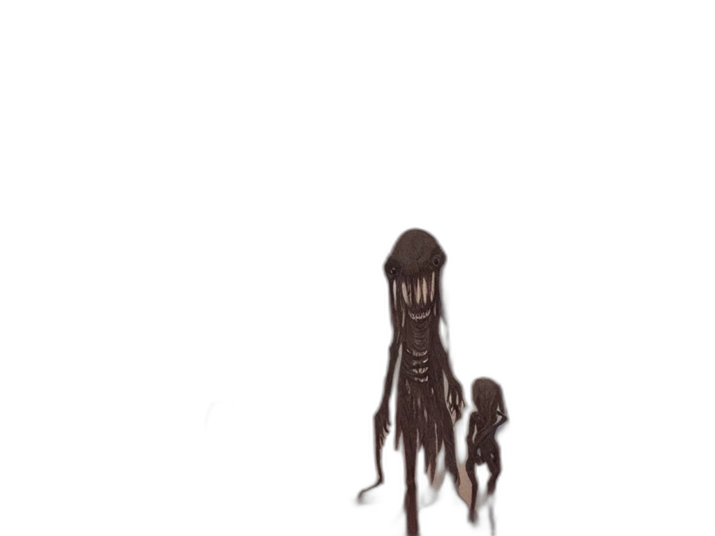 creature, hair, robot, dress transparent PNG cut-out