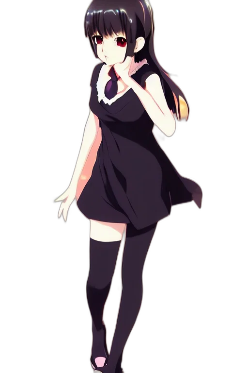 dress, staff, creature, hat, anime, pixel art, concept art, cartoon transparent PNG cut-out