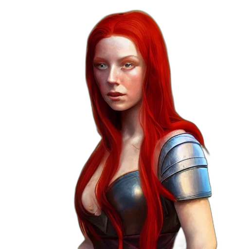 face, dress, fantasy art, concept art transparent PNG cut-out