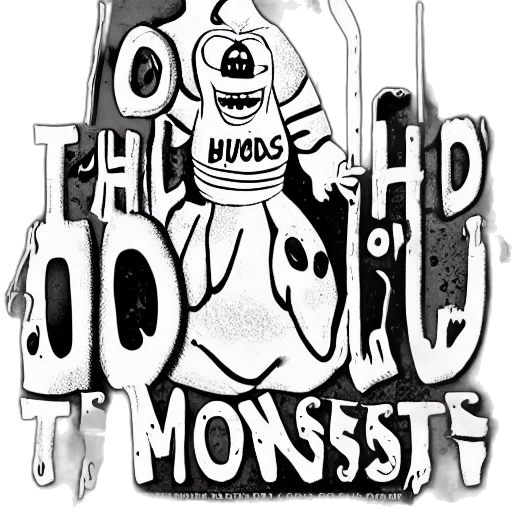 comic book art, concept art, cartoon, monster transparent PNG cut-out