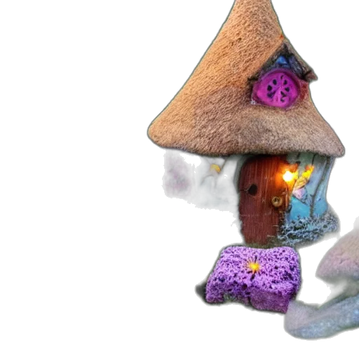hat, staff, umbrella, mask, 3d render, concept art, fantasy art, outer space transparent PNG cut-out