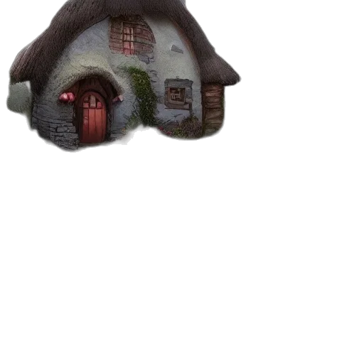 building, hat, umbrella, furniture, 3d render, concept art, fantasy art, photorealistic transparent PNG cut-out