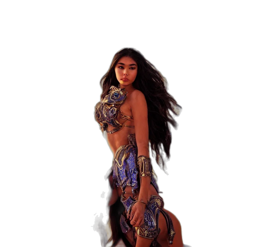 dress, fantasy art, concept art, photorealistic transparent PNG cut-out
