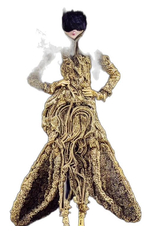 dress, jewelry, crown, hair transparent PNG cut-out