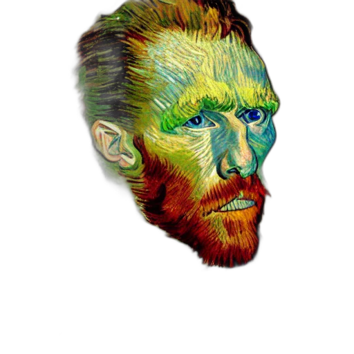 face, mask, creature, staff, concept art, fantasy art, photorealistic, comic book art transparent PNG cut-out