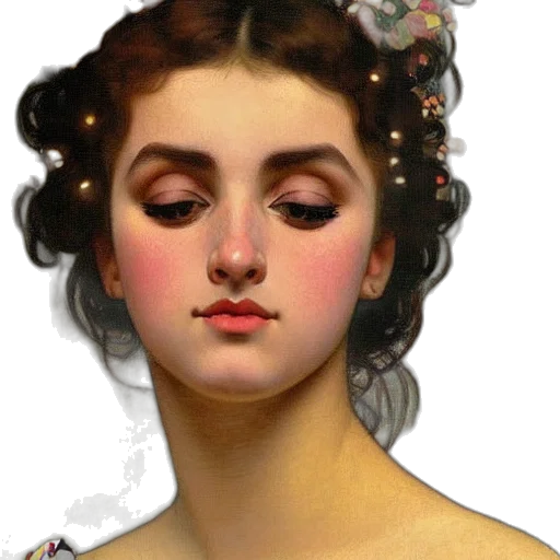 face, crown, jewelry, dress transparent PNG cut-out