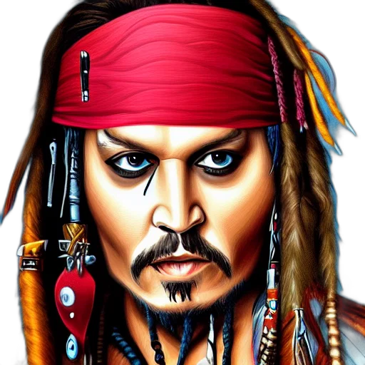 face, staff, jewelry, photorealistic, cartoon, comic book art, fantasy art, portrait transparent PNG cut-out