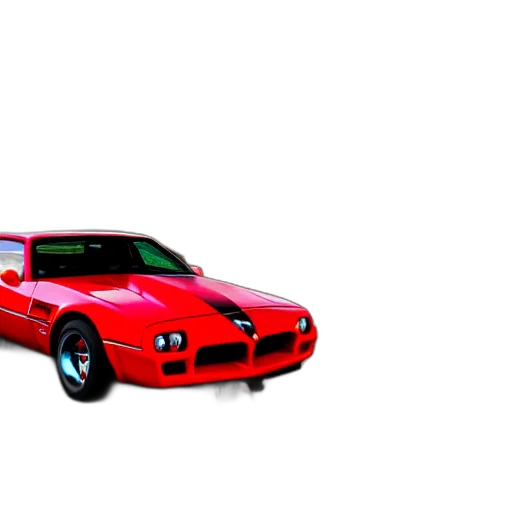 car, weapon, animal, 3d render, photorealistic, concept art, pixel art, red transparent PNG cut-out