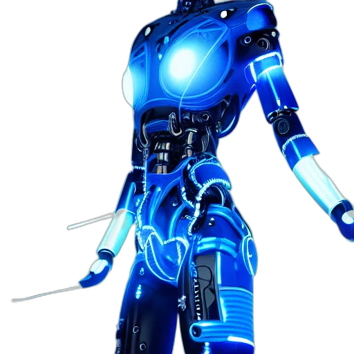 robot, staff, weapon, sword transparent PNG cut-out