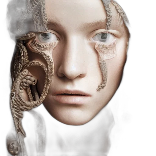 face, mask, creature, dragon transparent PNG cut-out