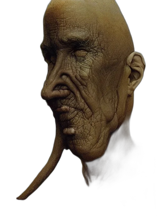 mask, face, creature, staff transparent PNG cut-out