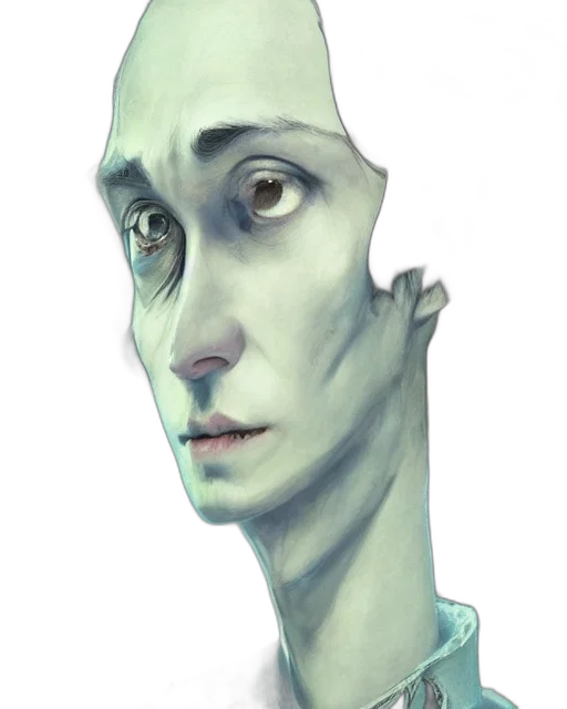 face, robot, mask, creature, concept art, photorealistic, watercolor, 3d render transparent PNG cut-out