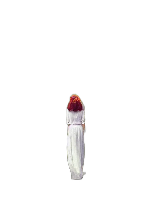staff, dress, hair, bottle, pixel art, 3d render, concept art, photorealistic transparent PNG cut-out
