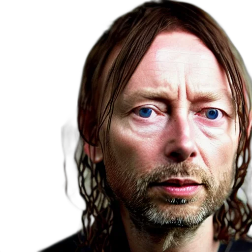 hair, face, photorealistic, thom, yorke, royal, tenenbaums transparent PNG cut-out