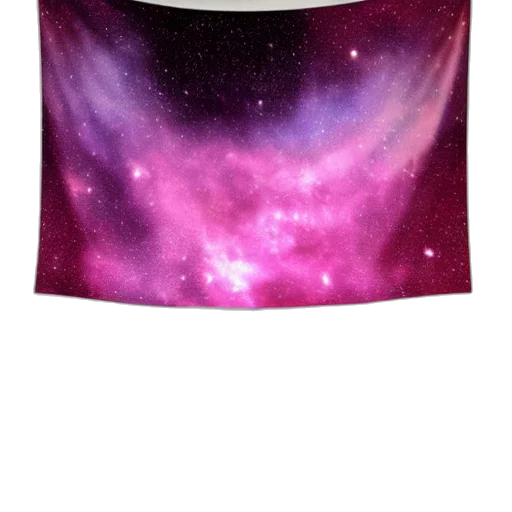 dress, jacket, vaporwave, outer space transparent PNG cut-out