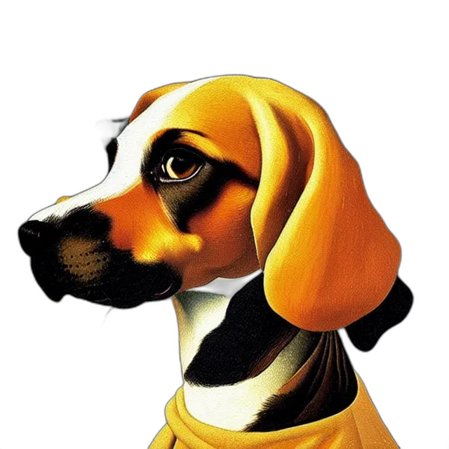 animal, face, staff, dress, photorealistic, oil painting, watercolor, 3d render transparent PNG cut-out